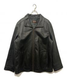 DANIER（ダニエ）の古着「レザージャケット」｜ブラック
