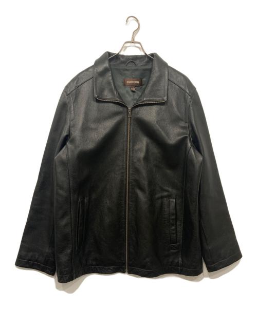 DANIER（ダニエ）DANIER (ダニエ) レザージャケット ブラック サイズ:Ｌの古着・服飾アイテム