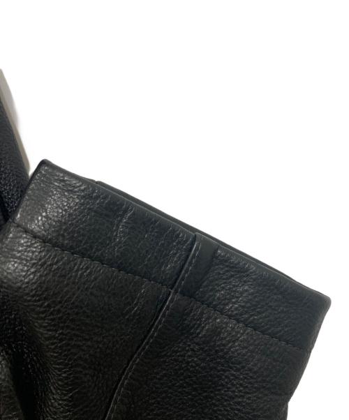 DANIER（ダニエ）DANIER (ダニエ) レザージャケット ブラック サイズ:Ｌの古着・服飾アイテム