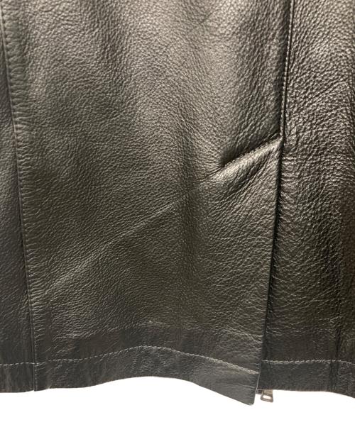 DANIER（ダニエ）DANIER (ダニエ) レザージャケット ブラック サイズ:Ｌの古着・服飾アイテム
