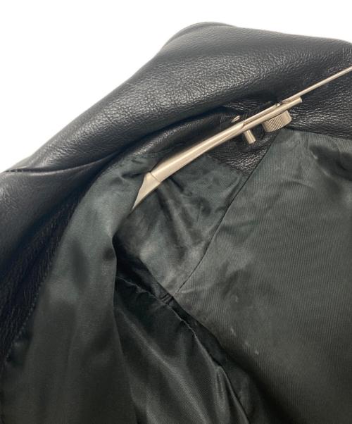 DANIER（ダニエ）DANIER (ダニエ) レザージャケット ブラック サイズ:Ｌの古着・服飾アイテム