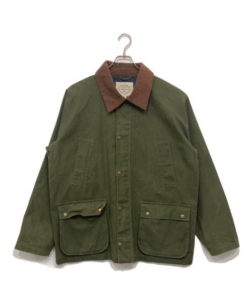 ST JOHN'S BAY（セントジョンズベイ）ST JOHN'S BAY (セントジョンズベイ) オイルドジャケット オリーブ サイズ:XLの古着・服飾アイテム