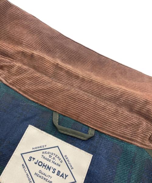 ST JOHN'S BAY（セントジョンズベイ）ST JOHN'S BAY (セントジョンズベイ) オイルドジャケット オリーブ サイズ:XLの古着・服飾アイテム