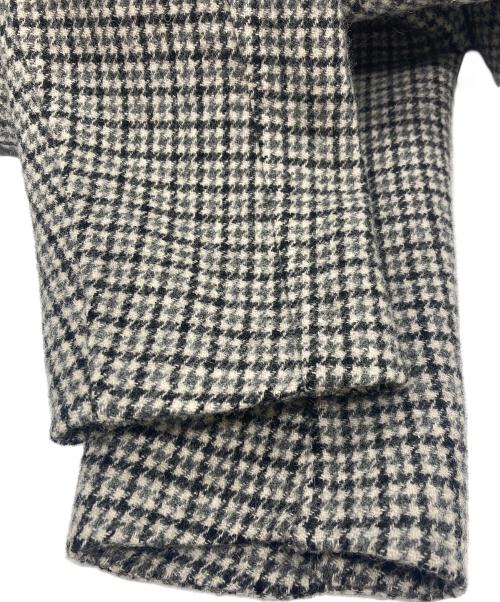 UNITED ARROWS（ユナイテッドアローズ）UNITED ARROWS (ユナイテッドアローズ) ダブルフェイス バルカラー コート グレー サイズ:Lの古着・服飾アイテム