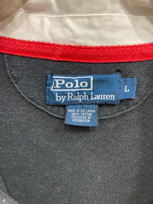 POLO RALPH LAUREN（ポロ・ラルフローレン）POLO RALPH LAUREN (ポロ・ラルフローレン) ビッグポニーラガーシャツ ブラック サイズ:Lの古着・服飾アイテム