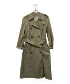 Aquascutumアクアスキュータム）の古着「トレンチコート」｜カーキ