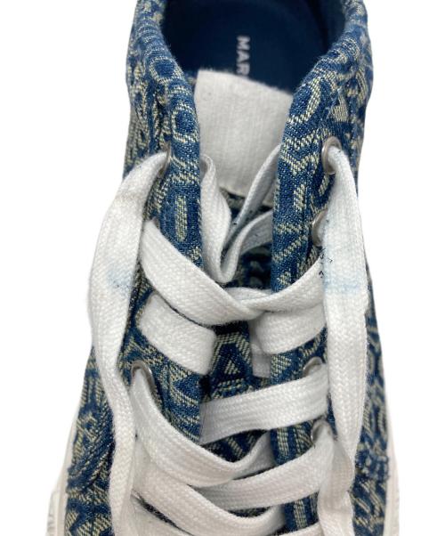 MARC JACOBS（マークジェイコブズ）MARC JACOBS (マークジェイコブズ) ザ デニム モノグラム スニーカー インディゴ サイズ:38の古着・服飾アイテム