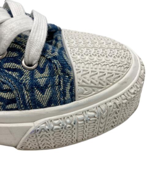 MARC JACOBS（マークジェイコブズ）MARC JACOBS (マークジェイコブズ) ザ デニム モノグラム スニーカー インディゴ サイズ:38の古着・服飾アイテム