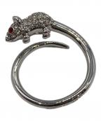 MARC JACOBSマークジェイコブズ）の古着「キャット＆マウス クリスタル テール リング」