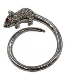 MARC JACOBS（マークジェイコブズ）の古着「キャット＆マウス クリスタル テール リング」