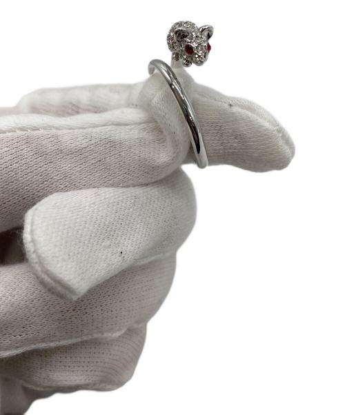 MARC JACOBS（マークジェイコブズ）MARC JACOBS (マークジェイコブズ) キャット＆マウス クリスタル テール リング サイズ:SIZE 9の古着・服飾アイテム