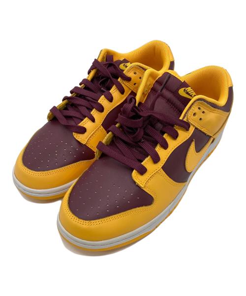 NIKE（ナイキ）NIKE (ナイキ) DUNK LOW RETRO イエロー×ボルドー サイズ:28.5cm/US10.5/UK9.5/EUR44.5の古着・服飾アイテム