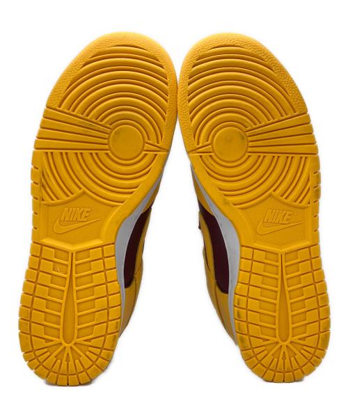 NIKE（ナイキ）NIKE (ナイキ) DUNK LOW RETRO イエロー×ボルドー サイズ:28.5cm/US10.5/UK9.5/EUR44.5の古着・服飾アイテム