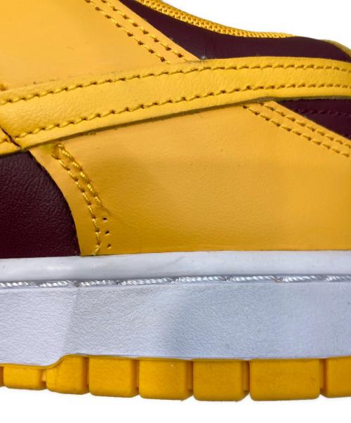 NIKE（ナイキ）NIKE (ナイキ) DUNK LOW RETRO イエロー×ボルドー サイズ:28.5cm/US10.5/UK9.5/EUR44.5の古着・服飾アイテム