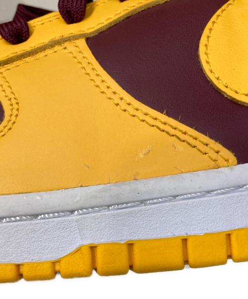 NIKE（ナイキ）NIKE (ナイキ) DUNK LOW RETRO イエロー×ボルドー サイズ:28.5cm/US10.5/UK9.5/EUR44.5の古着・服飾アイテム