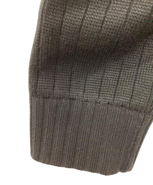 GIORGIO ARMANI（ジョルジョアルマーニ）GIORGIO ARMANI (ジョルジョアルマーニ) 切替ニットジャケット ブラック サイズ:48の古着・服飾アイテム