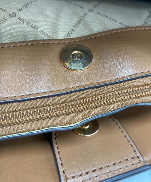 MICHAEL KORS（マイケル・コース）MICHAEL KORS (マイケル・コース) シグネチャー2WAYバッグ ブラウンの古着・服飾アイテム