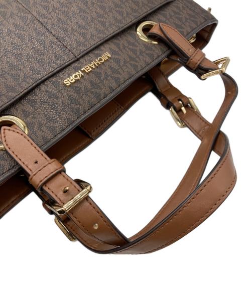 MICHAEL KORS（マイケル・コース）MICHAEL KORS (マイケル・コース) シグネチャー2WAYバッグ ブラウンの古着・服飾アイテム