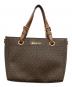 MICHAEL KORS（マイケル・コース）の古着「シグネチャー2WAYバッグ」｜ブラウン
