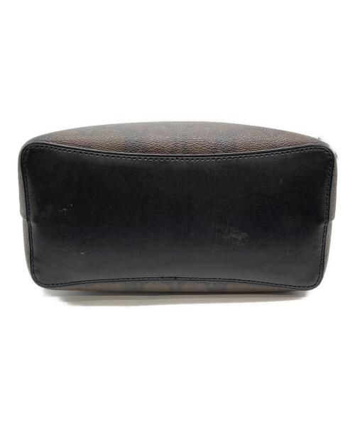 COACH（コーチ）COACH (コーチ) スモール タウン バケット バッグ シグネチャー キャンバス ブラウンの古着・服飾アイテム