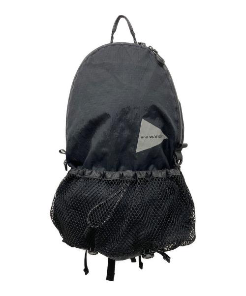 and wander（アンドワンダー）and wander (アンドワンダー) X-Pac 20L daypack ブラックの古着・服飾アイテム