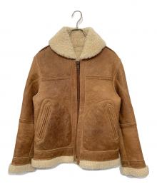 BURBERRY BLACK LABEL（バーバリーブラックレーベル）の古着「ムートンジャケット」｜ブラウン