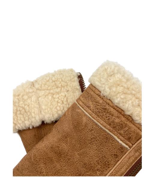 BURBERRY BLACK LABEL（バーバリーブラックレーベル）BURBERRY BLACK LABEL (バーバリーブラックレーベル) ムートンジャケット ブラウン サイズ:Ｌの古着・服飾アイテム