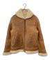 BURBERRY BLACK LABEL（バーバリーブラックレーベル）の古着「ムートンジャケット」｜ブラウン