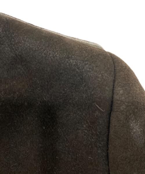 BURBERRY LONDON（バーバリーロンドン）BURBERRY LONDON (バーバリーロンドン) ショート丈ムートンジャケット ブラック サイズ:38の古着・服飾アイテム