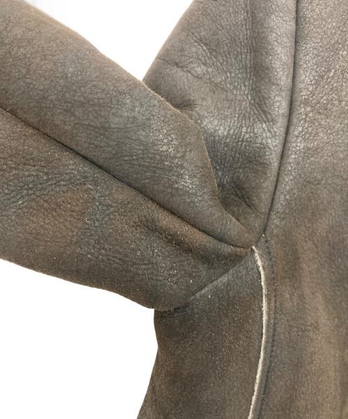 BURBERRY LONDON（バーバリーロンドン）BURBERRY LONDON (バーバリーロンドン) ショート丈ムートンジャケット ブラック サイズ:38の古着・服飾アイテム