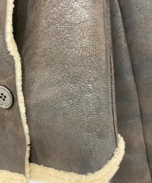 BURBERRY LONDON（バーバリーロンドン）BURBERRY LONDON (バーバリーロンドン) ショート丈ムートンジャケット ブラック サイズ:38の古着・服飾アイテム