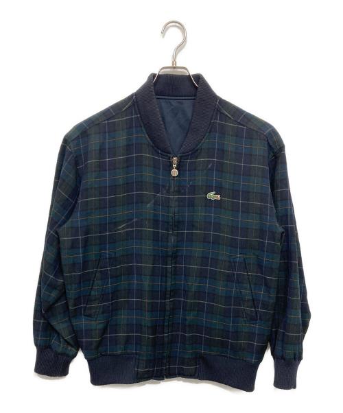 LACOSTE（ラコステ）LACOSTE (ラコステ) リバーシブル ボンバージャケット ネイビー×グリーン サイズ:100の古着・服飾アイテム