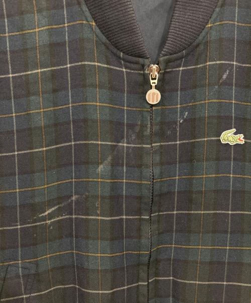 LACOSTE（ラコステ）LACOSTE (ラコステ) リバーシブル ボンバージャケット ネイビー×グリーン サイズ:100の古着・服飾アイテム