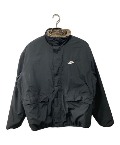NIKE（ナイキ）NIKE (ナイキ) CLUB+ WINTER TOP REV /リバーシブルジャケット ブラック×ベージュ サイズ:Lの古着・服飾アイテム