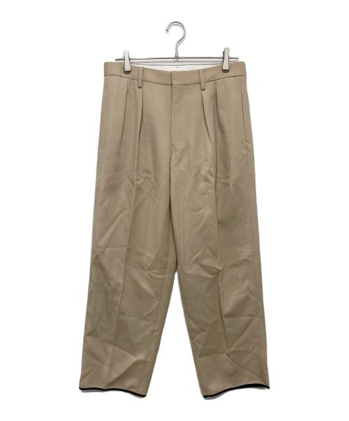 CINOH（チノ）CINOH (チノ) タックパンツ ベージュ サイズ:46の古着・服飾アイテム