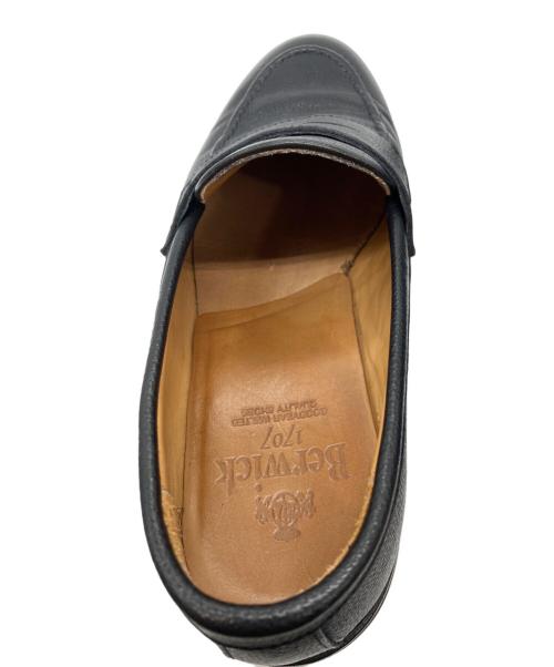 berwick（バーウィック）berwick (バーウィック) コインローファー ブラック サイズ:5 1/2の古着・服飾アイテム