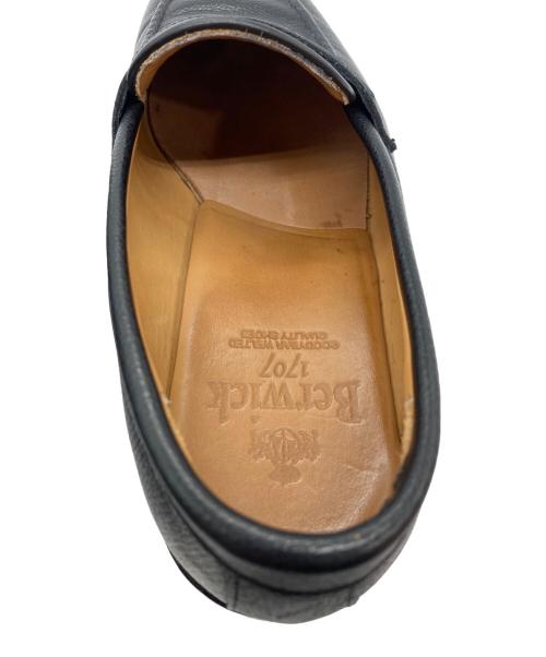 berwick（バーウィック）berwick (バーウィック) コインローファー ブラック サイズ:5 1/2の古着・服飾アイテム