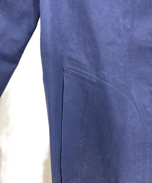 MACKINTOSH（マッキントッシュ）MACKINTOSH (マッキントッシュ) フーデッドゴム引きコート ネイビー サイズ:34の古着・服飾アイテム