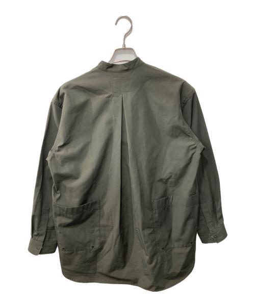 Snow peak（スノーピーク）snow peak (スノーピーク) Pe/Co Weather Long PO Shirt オリーブ サイズ:Mの古着・服飾アイテム