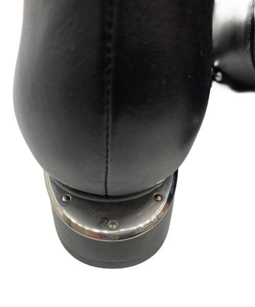 ALEXANDER WANG（アレキサンダー・ワン）ALEXANDER WANG (アレキサンダー・ワン) スタッズアンクルブーツ ブラック サイズ:38の古着・服飾アイテム