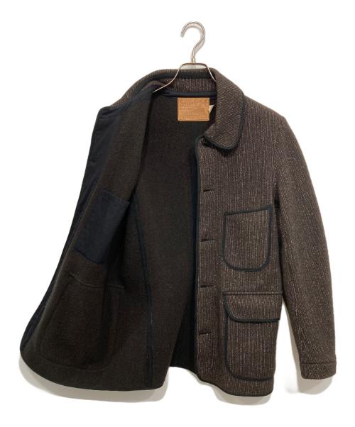 SUGAR CANE（シュガーケーン）SUGAR CANE (シュガーケーン) ビーチクロスジャケット ブラウン サイズ:38の古着・服飾アイテム