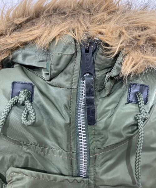 ALPHA（アルファ）ALPHA (アルファ) N-3Bフライトコート グリーン サイズ:XLの古着・服飾アイテム