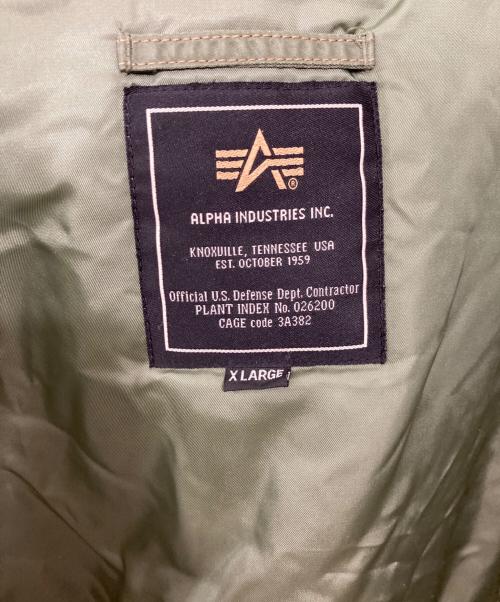 ALPHA（アルファ）ALPHA (アルファ) N-3Bフライトコート グリーン サイズ:XLの古着・服飾アイテム