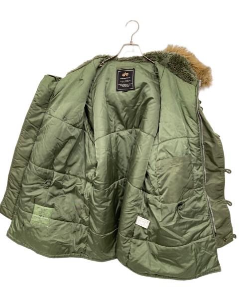 ALPHA（アルファ）ALPHA (アルファ) N-3Bフライトコート グリーン サイズ:XLの古着・服飾アイテム