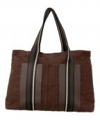 HERMESエルメス）の古着「トロカホリゾンタルMM トートバッグ」｜ブラウン