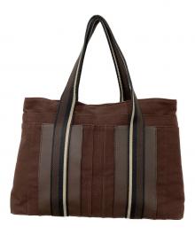 HERMES（エルメス）の古着「トロカホリゾンタルMM トートバッグ」｜ブラウン