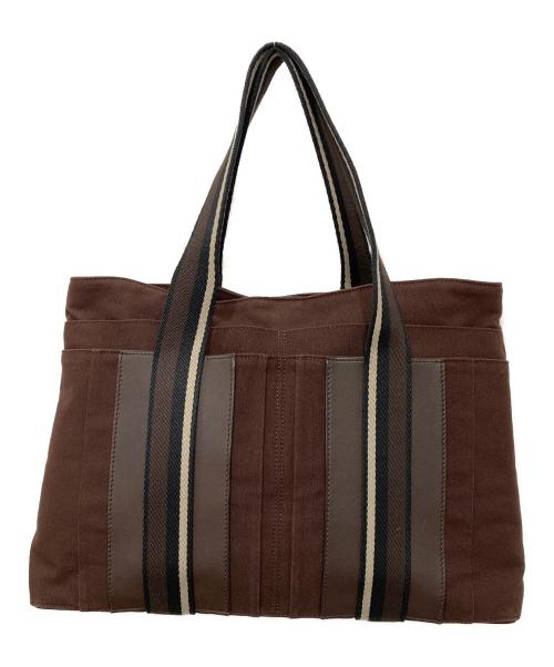 HERMES（エルメス）HERMES (エルメス) トロカホリゾンタルMM トートバッグ ブラウンの古着・服飾アイテム