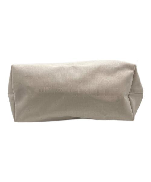 Herve Chapelier（エルベシャプリエ）Herve Chapelier (エルベシャプリエ) コーデュラナイロンスクエアショルダーバッグL グレー マスティック×ノワールの古着・服飾アイテム