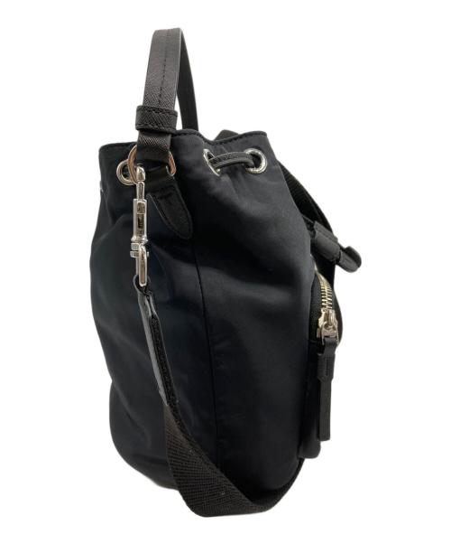 TORY BURCH（トリーバーチ）TORY BURCH (トリーバーチ) VIRGINIA BUCKET BAG/ヴァージニア バケットバッグ ブラックの古着・服飾アイテム