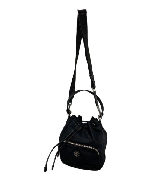 TORY BURCH（トリーバーチ）TORY BURCH (トリーバーチ) VIRGINIA BUCKET BAG/ヴァージニア バケットバッグ ブラックの古着・服飾アイテム